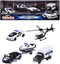 Majorette Police Auto's Giftpack, 4st.