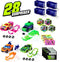 Majorette Tune Up's 3 Raceauto's met 28 Surprises, Set van 4