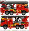 Majorette Volvo Truck Fire Engine