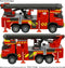 Majorette Volvo Truck Fire Engine