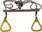 KBT - Trapeze hout met kunststof ringen - Geel