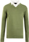 Milanoro Herenpullover - Overhemdkraag - Donkergrijs - XL