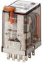 Finder 55.34.8.110.0054 Steekrelais 110 V/AC 7 A 4x wisselcontact 1 stuk(s)