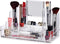 Make-up organizer/opberger 13-vaks met lade 29 x 16 cm van kunststof - Make-up houder