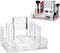 Make-up organizer/opberger 13-vaks met lade 29 x 16 cm van kunststof - Make-up houder
