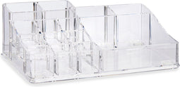 Make-up organizer/opberger 14-vaks 22 x 12,5 cm van kunststof - Make-up houder