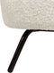 MAKELA - Fauteuil - Wit - Bouclé