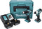 Makita 18V Combiset - (Klop)boor-schroefmachine DHP483 en Slagschroevendraaier DTD155 - Incl. 2 accu's