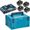 Makita 197626-8 Powerpack LXT 18 V 4x 5.0 Ah In Mbox