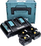 Makita 197626-8 Powerpack LXT 18 V 4x 5.0 Ah In Mbox