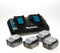 Makita 197626-8 Powerpack LXT 18 V 4x 5.0 Ah In Mbox