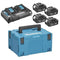 Makita 197626-8 Powerpack LXT 18 V 4x 5.0 Ah In Mbox