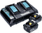 Makita 199484-8 Power Source Kit - 1x DC18RD + 2x BL1860B