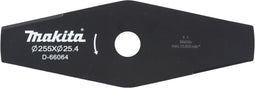 Makita 2-tands grassnijmes staal twee tanden voor zeisen en bosmaaiers 255 x 25.4 mm ( D-66064 )