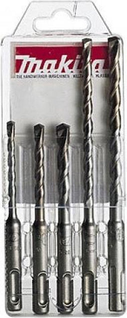 Makita 5 Delige SDS Plus Betonborenset Steenborenset Hamerborenset - D-00795