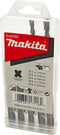 Makita 5 Delige SDS Plus Betonborenset Steenborenset Hamerborenset - D-00795