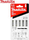 Makita A-85765 HSS Decoupeerzaagblad B25 - Metaal / Aluminium / Kunststof (5st)