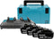 Makita Accu Starterset 18V DC18RD 4xBL1860B - 198091-4