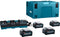 Makita Accu Starterset XGT DC40RB 4xBL4040 in Mbox - 191U28-6