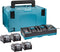 Makita Accu Starterset XGT DC40RB 4xBL4040 in Mbox - 191U28-6