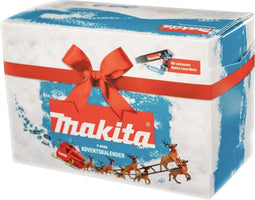 MAKITA Adventskalender - met exclusieve artikelen - met mini accuboormachine sleutelhanger - Limited Edition -kerstkado voor Makita fans