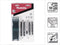Makita B-44410 10 delig Decoupeerzaagblad set - Hout / Metaal