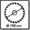 Makita B-47151 Cirkelzaagblad - 150 x20 x 32T - Metaal