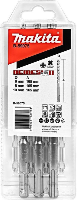 Makita B-59075 P4S: Sds-Plus Boor 3-Dlg Set