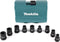 Makita B-66232 9-delige Krachtdoppenset in box - 1/2