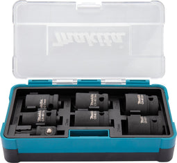 Makita B-69733 7-delige krachtdoppenset in cassette - 1/2"