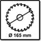 Makita B-69864 Cirkelzaagblad 165 x 20 x 1.85 mm Aantal tanden: 60 1 stuk(s)