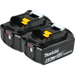 Makita BL1860B duopack LXT 18V Li-ion accu's - 6.0Ah (2stuks)