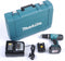 Makita Boor-/Schroefmachine DDF343SYE - 14,4 V - 1,5 Ah Li-ion