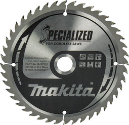 Makita Cirkelzaagblad voor Hout | Specialized: Accu | Ø 165mm Asgat 20mm 44T - B-53752