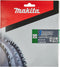 Makita Cirkelzaagblad voor Hout | Specialized: Noest/Spijker | Ø 190mm Asgat 30mm 24T - B-33118