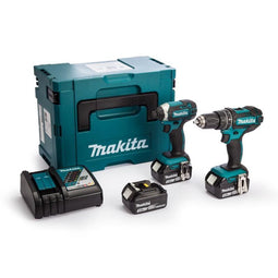 Makita Combiset DLX2131JX1 - 18 V - 3x 3.0Ah - Li-ion - In Mbox