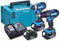 Makita Combiset DLX2131JX1 - 18 V - 3x 3.0Ah - Li-ion - In Mbox