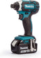 Makita Combiset DLX2131JX1 - 18 V - 3x 3.0Ah - Li-ion - In Mbox