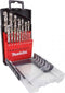Makita D-29941 HSS-G metaal borenset 19 delig