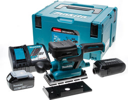 Makita DBO380RTJ Accu Vlakschuurmachine 18V 5.0Ah in Mbox