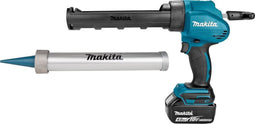 Makita DCG180RMX 18V Li-Ion Accu lijm- en kitspuit set (1x 4.0Ah accu) incl. kokerhouder- en worsthouder in koffer