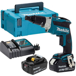 Makita DFS251RTJ 18V Li-Ion accu schroevendraaier set in Mbox (2x 5,0Ah accu + LADER)