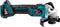 Makita DGA506Z 18V Li-Ion Accu haakse slijper body - 125mm - koolborstelloos - softstart - Losse Body (geleverd zonder accu en lader)