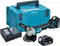 Makita DGA508RTJ 18 V Haakse slijper 125 mm