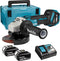 Makita DGA511RTJ 18V Li-Ion Accu haakse slijper set (2x 5.0Ah accu) in Mbox - 125mm - koolborstelloos