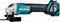 Makita DGA511Z Haakse slijper - 18 V - 125 mm - Losse Body (geleverd zonder accu en lader)