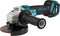 Makita DGA513ZJ accu-haakse slijper in Makpac 18V - Losse Body (geleverd zonder accu en lader)