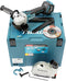 Makita DGA514ZJU1 haakse slijper 18V met AWS adapter (Bluetooth) en afzuigkap in M-box 4