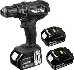 Makita DHP 482 F3JB Accu klopboormachine 18 V 62 Nm Zwart + 3x accu 3.0 Ah + lader + Makpac