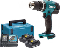 Makita DHP453RYJ 18V Li-Ion accu klopboor-/schroefmachine set (2x 1.5Ah accu) in Mbox